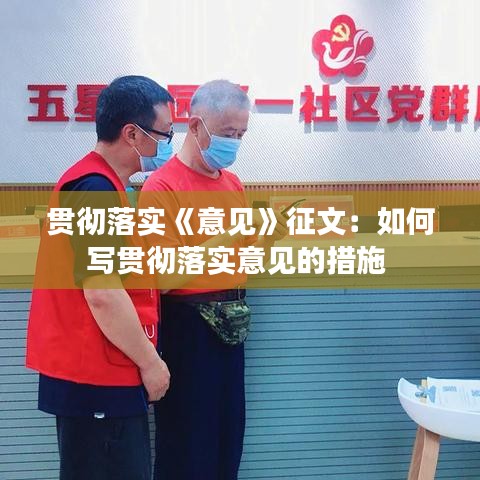 貫徹落實《意見》征文：如何寫貫徹落實意見的措施 