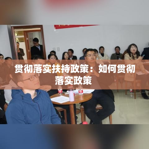 貫徹落實扶持政策：如何貫徹落實政策 
