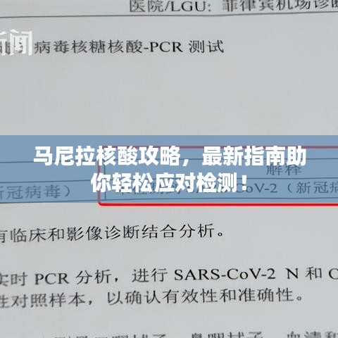 馬尼拉核酸攻略,最新指南助你輕松應對檢測!