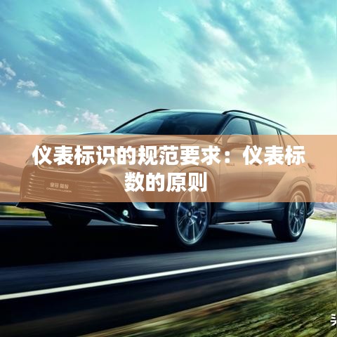 儀表標(biāo)識的規(guī)范要求:儀表標(biāo)數(shù)的原則