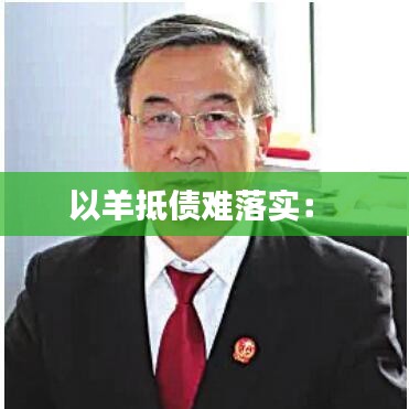 以羊抵債難落實: