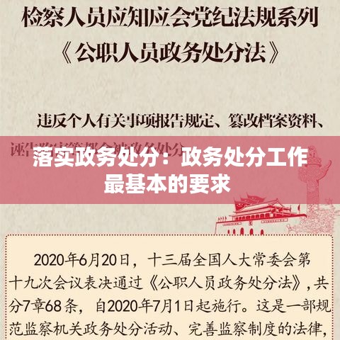 落實政務處分:政務處分工作最基本的要求