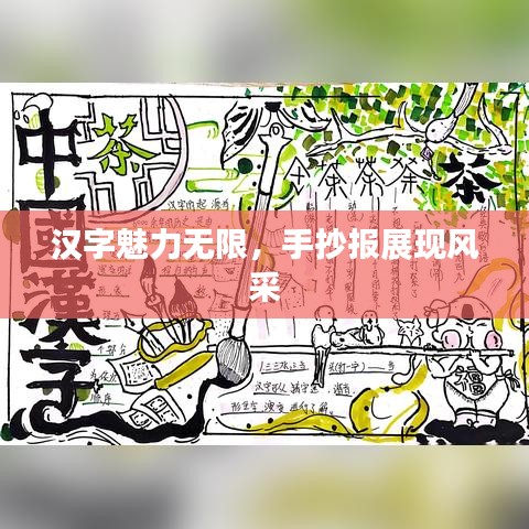 漢字魅力無限,手抄報展現風采