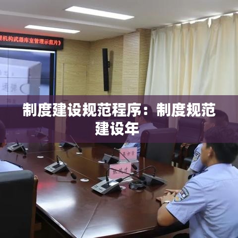 制度建設(shè)規(guī)范程序:制度規(guī)范建設(shè)年