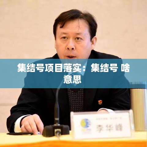 集結號項目落實:集結號 啥意思