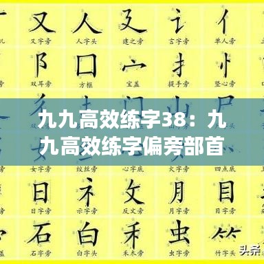 九九高效練字38:九九高效練字偏旁部首攻略