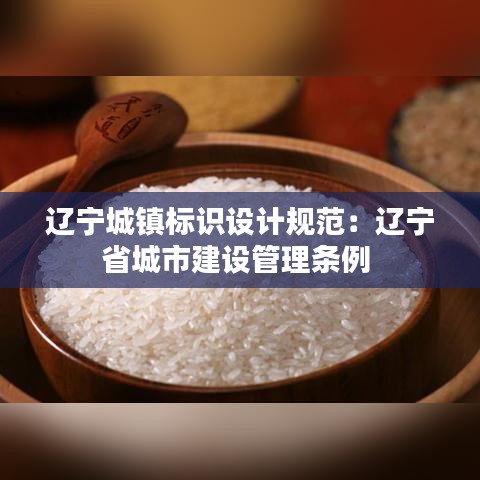 遼寧城鎮標識設計規范:遼寧省城市建設管理條例