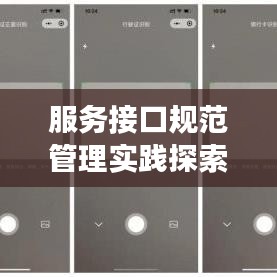 服務接口規(guī)范管理實踐探索,打造高效、安全的應用接口體系