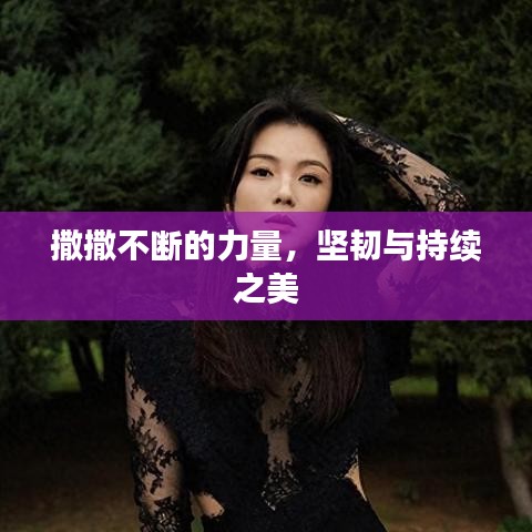 撒撒不斷的力量,堅韌與持續之美