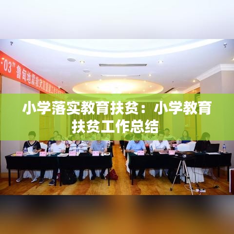 小學落實教育扶貧：小學教育扶貧工作總結 