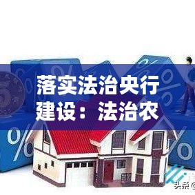落實法治央行建設:法治農行建設的重要性