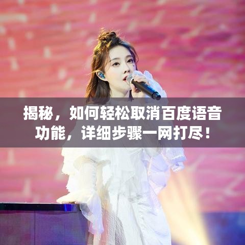 揭秘,如何輕松取消百度語(yǔ)音功能,詳細(xì)步驟一網(wǎng)打盡!