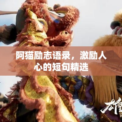 阿貓勵志語錄，激勵人心的短句精選