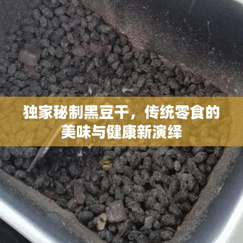獨家秘制黑豆干，傳統零食的美味與健康新演繹