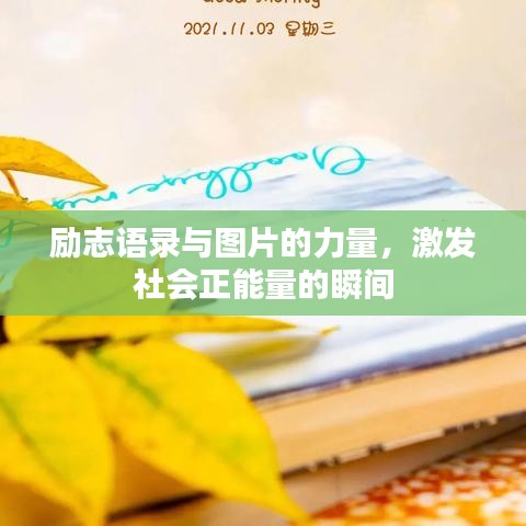 勵志語錄與圖片的力量,激發(fā)社會正能量的瞬間