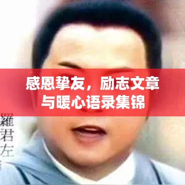 感恩摯友,勵志文章與暖心語錄集錦