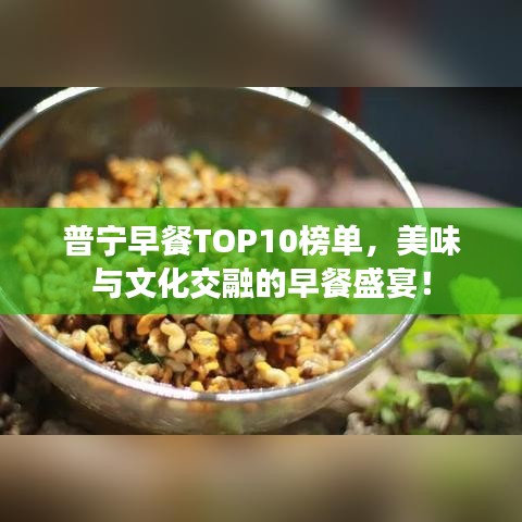 普寧早餐TOP10榜單，美味與文化交融的早餐盛宴！
