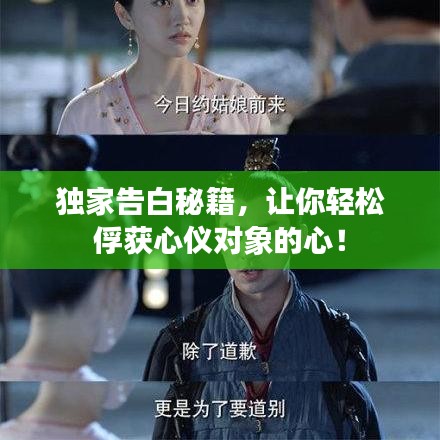 獨家告白秘籍,讓你輕松俘獲心儀對象的心!